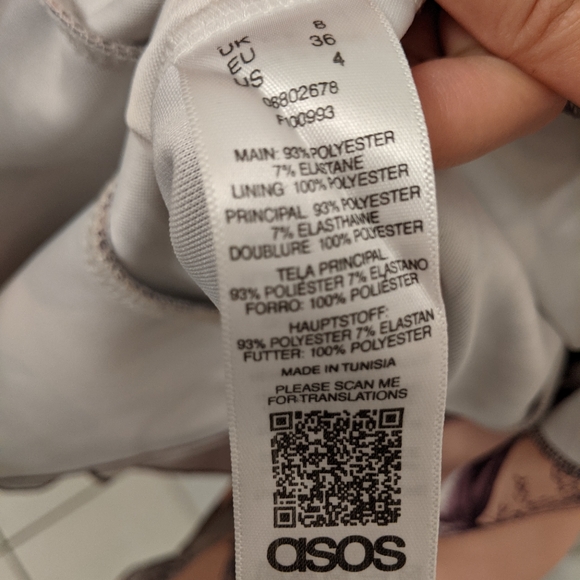 Midi Pink Tropical Patterned Dress - ASOS - Picture 6 of 6